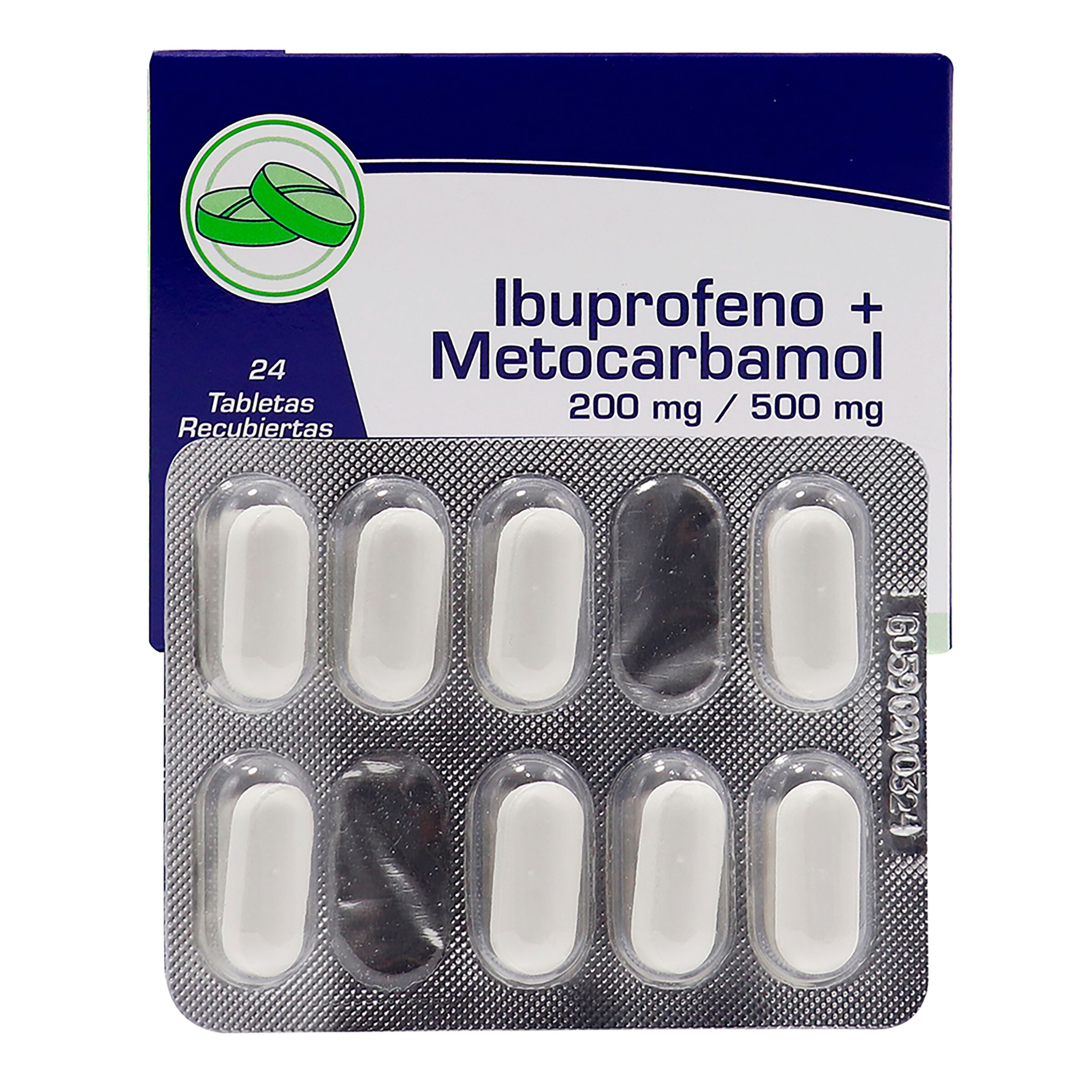 IBUPROFENO+METOCARBAMOL 200mg/500mg TABLETAS - Imagen 3