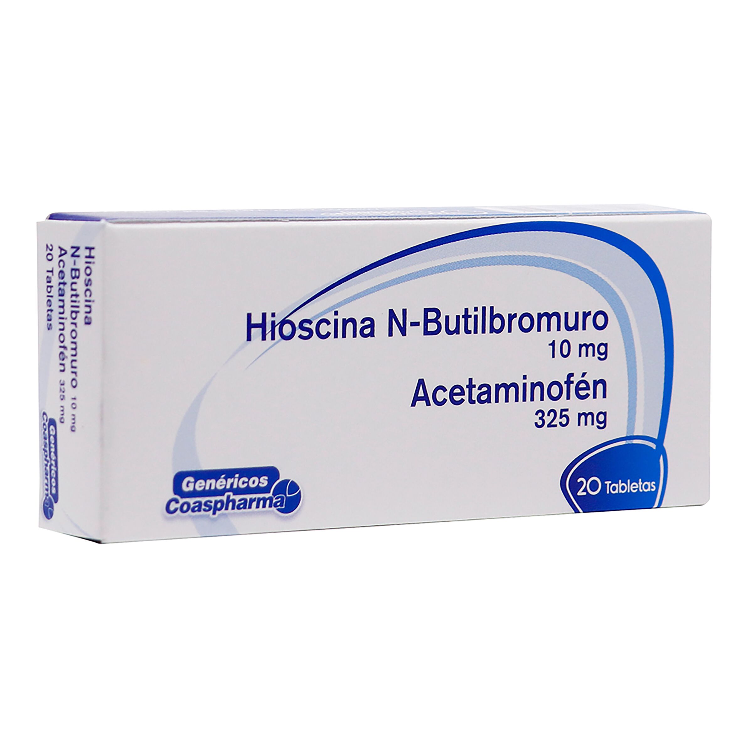 HIOSCINA N-BUTILBROMURO 10 mg+ACETAMINOFÉN 325 mg TABLETAS - Imagen 3