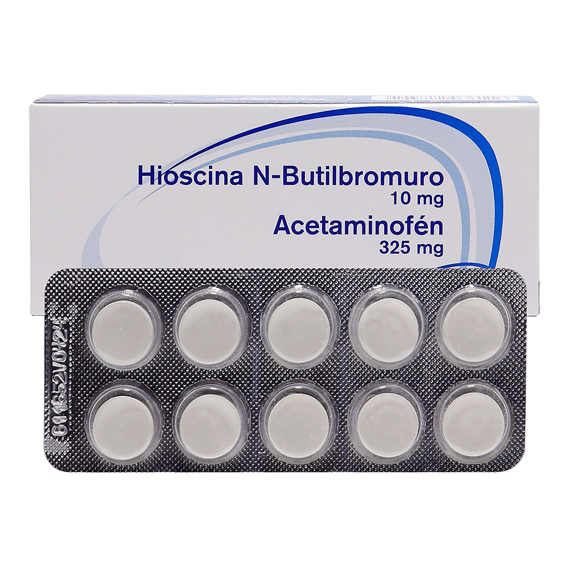 HIOSCINA N-BUTILBROMURO 10 mg+ACETAMINOFÉN 325 mg TABLETAS - Imagen 4
