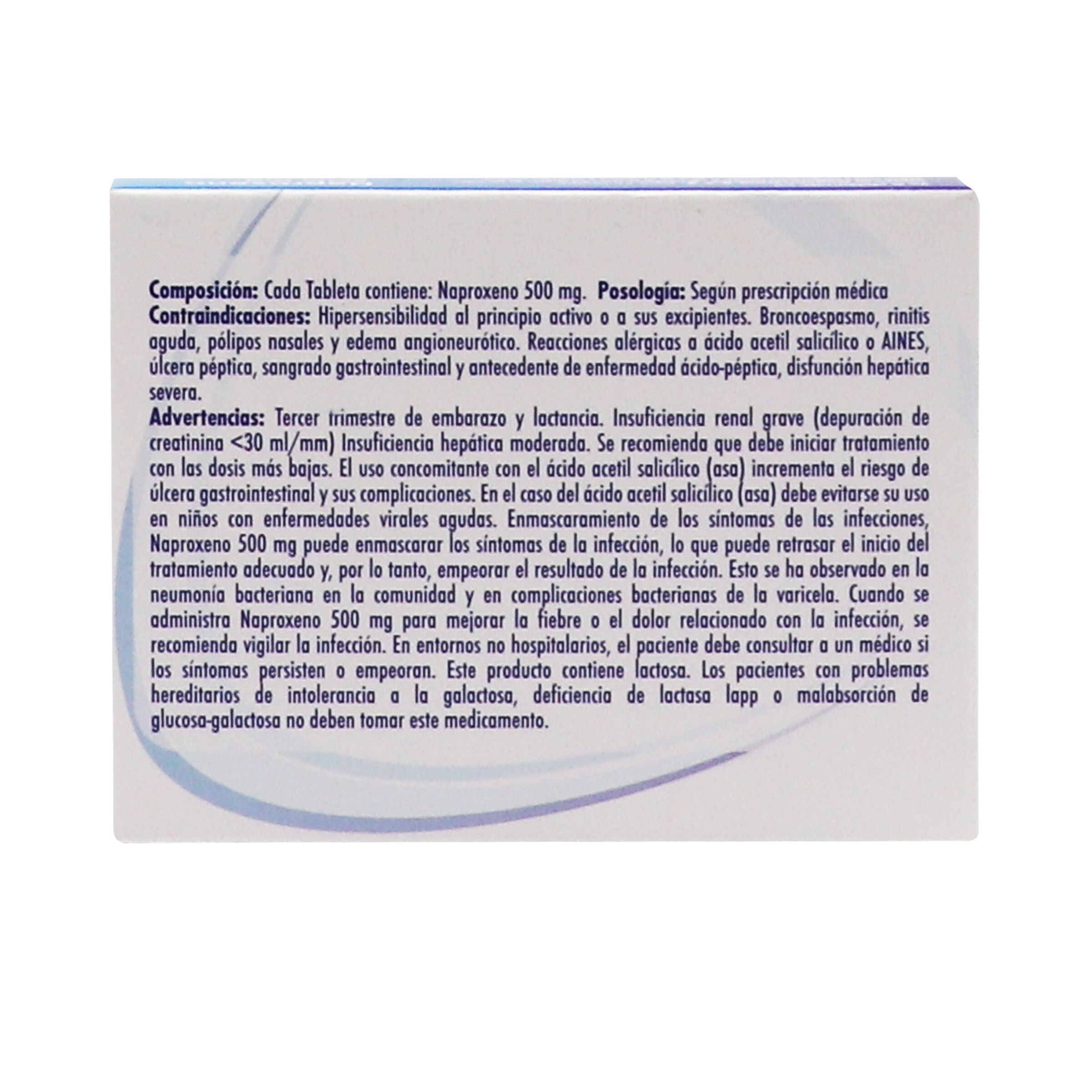 NAPROXENO 500 mg TABLETAS RECUBIERTAS - Imagen 3