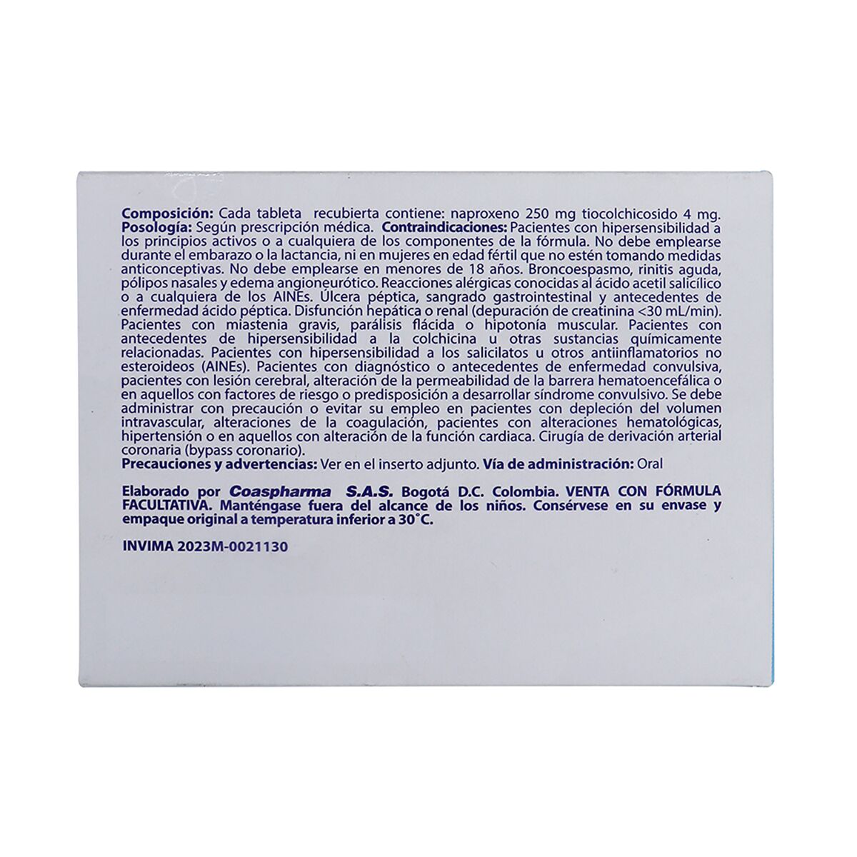RELAFEN TABLETAS RECUBIERTAS - Imagen 4