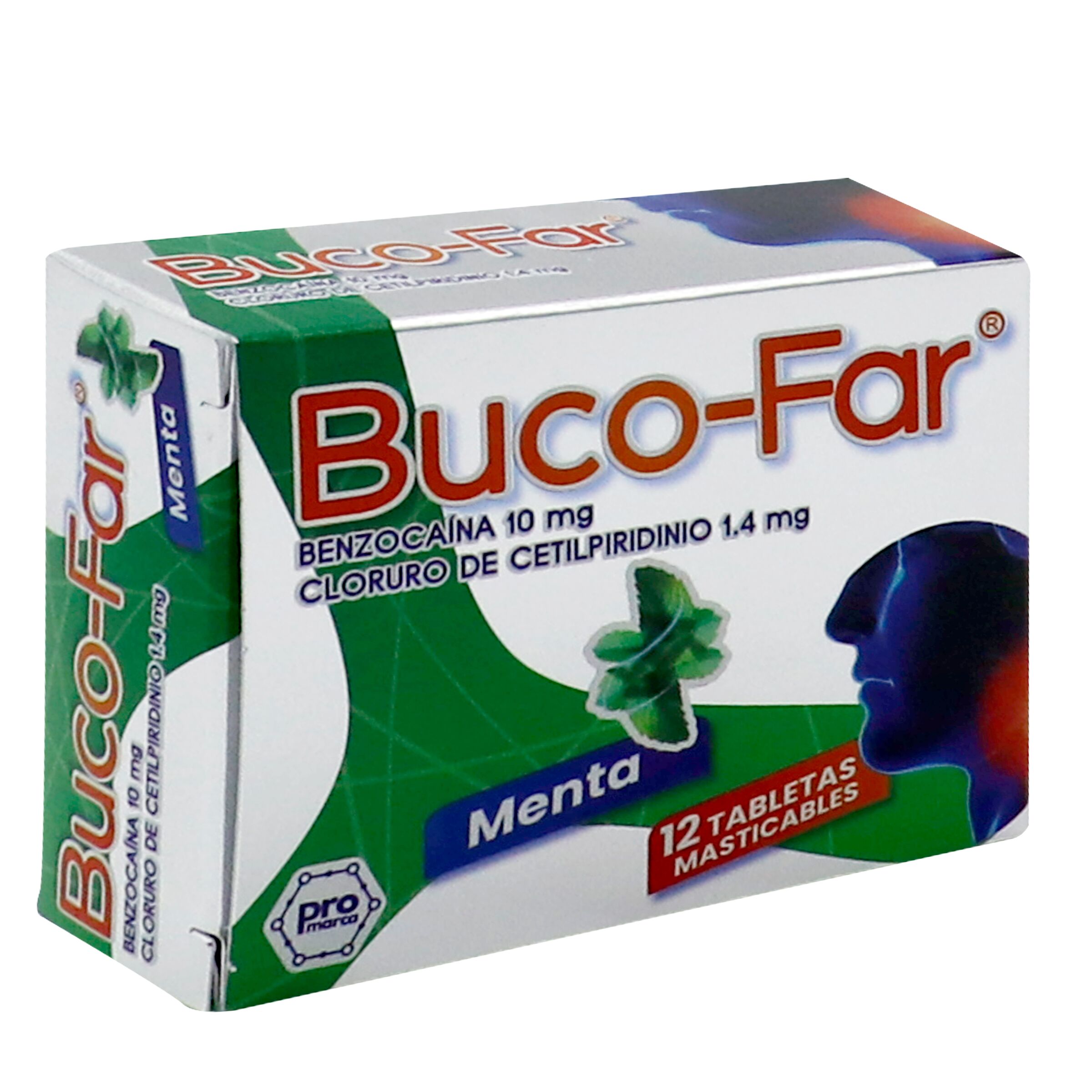 BUCOFAR MENTA TABLETAS MASTICABLES - Imagen 2